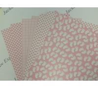 Patterned Card A4 300gsm 1-Sided Pink or Blue (8 x Pink Mix AM730)