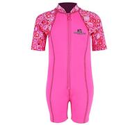 Patterned Lycra Arm Baby Toddler Wetsuit (L, Pink)