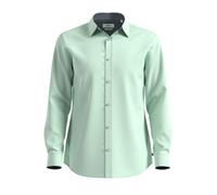 Patterned Shirt with Kent Collar s.Oliver Turquoise M