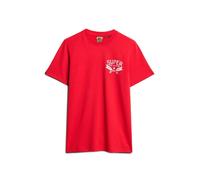 Patterned T-shirt Superdry Outdoor Rouge S