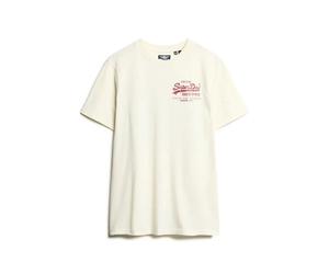 Patterned T-shirt Superdry Tokyo Blanc L