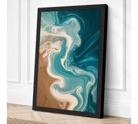 Patterns Coastal Canvas Wall Art Print 18x12 Inch (46 x 30 cm)