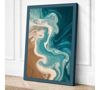 Patterns Coastal Canvas Wall Art Print 30x20 Inch