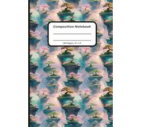 Patterns Composition Notebooks, 160 Pages, 6" x 9" , Ruled Paper, A Mist Floating Islands Pattern Covers (Pattern Designs, 160 Pages, 6" x 9")