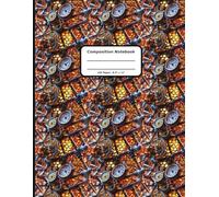Patterns Composition Notebooks, 200 Pages, 8.5" x 11" , Ruled Paper, A Clockwork Beehive Pattern Covers (Pattern Designs, 200 Pages, 8.5" x 11")