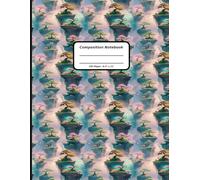 Patterns Composition Notebooks, 200 Pages, 8.5" x 11" , Ruled Paper, A Mist Floating Islands Pattern Covers (Pattern Designs, 200 Pages, 8.5" x 11")