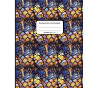 Patterns Composition Notebooks, 200 Pages, 8.5" x 11" , Ruled Paper, A Stained-Glass Beehive Pattern Covers (Pattern Designs, 200 Pages, 8.5" x 11")