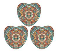 Patterns of Ancient Civilization Figures Car Air Freshener, 3 Pcs Love form Hanging Air Freshener Cards, Long Lasting Fragrance Scented Cards for Car, Home, Office Gray-style