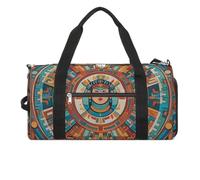 Patterns of Ancient Civilization Figures Gym Bag for Men Women, Waterproof Gym Tote Bags, Large Duffel Bag for Travel Workout