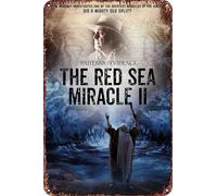 Patterns of Evidence: The Red Sea Miracle II Vintage Tin Sign Wall Art Decor - Retro Sign for Home Patio Decor Gifts Movie Poster - 8x12 Inch