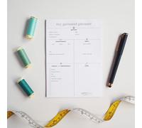 Patterntrace Garment Planner Notepad - A5 Sewing Project List & Shopping Planner - 25 Tear-Off Sheets for Fabric, Notions & Project Planning