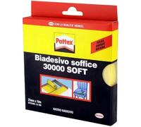 Pattex 30000 Soft Double Sided Adhesive Tape, Strong Adhesive Tape, for Trade Show Stands, Mirrors, Billboards, Adhesive Mounting Tape for Indoor and Outdoor Use, 25mm x 10m