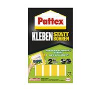 Pattex 828663 "Gluing Instead Of Drilling" Adhesive Strips, Yellow