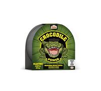 Pattex Crocodile Power Tape Double Thick Strong American Tape with Strong Glue Power, Insulating Tape for Multiple Materials, Grey, 1x30ml