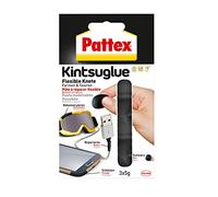 Pattex Kintsuglue Flexible Putty Black/Easily malleable Adhesive Paste for Repairing, reconstruct, Protect & improving Almost All Items / 3 x 5 g