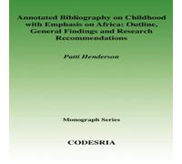 Patti Henderson Annotated Bibliography Childhooh Paperback Book Patti Henderson Multicolor