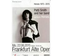Patti Smith Group - Horses 2015 - Poster, Concertposter, Concert
