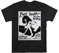 Patti Smith Odeon 70's Poetry Men T Shirt Punk T Shirt Men Tshirt Black