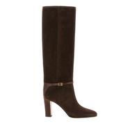 Pattie High Boots - female - Valentino Garavani - Heeled Boots - Brown - 6 1/2 UK - Shoes 6 1/2 UK
