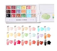 Patting Gel - 18 Colors Solid Gradient Art Paint | Beginner Friendly Nail Gel Paint | for Women Professionals Home Salon Art Design