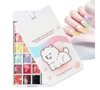 Patting Gel | 18 Colors Solid Gradient Manicure Art Paint,Beginner Friendly Nail Gel Paint,for Girls Professionals Home Salon