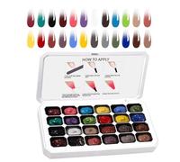 Patting Gel for Painting, 24 Colours, Beginner-Friendly Nail Tool Set, Patting Mal Nail Gel, for Use at Home, in the Salon, at Parties, for Art Painting, Manicure, Stamping and Modelling
