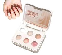 Patting Gel, Manicure 6 Colours - Gradient Gel for Nails, for Experienced Beginners Girls and Women and Moms Art Students DIY Home Salon Fans