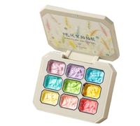 Patting Gel Polish | 9 Colors Gradient Gel Nail,Sponge Pat Long-Lasting Beauty Care Rainbow Solid Manicure Art for Birthdays Girl Women