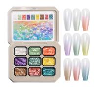 Patting Gel - Vibrant Coat Finish, Glossy Blend Mix | Artistic Nail Color Patting System, Durable Polish Art Accessory Pack for Beauty Station Shelf, Creation Space, Nail Painting Desk