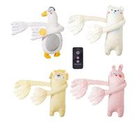 Patting Kids Sleeping Toy, Plush Toys to Soothe, Butt Sleep Clapper, Lapping Soft Comfort Plush Animal Shape for Boys Girls Vibrating Mattress Pad