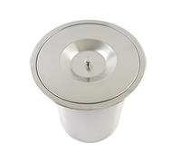 Pattumiere da Incasso in Cucina 8L Secchio Portaoggetti Salvaspazio in Acciaio Inossidabile Facile da Pulire Contenitore per Rifiuti Domestici Design Elegante e Funzionale