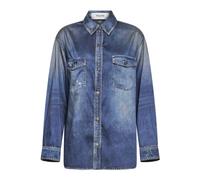 GOLDEN GOOSE Shirt Woman color Blue - Size: S - female