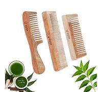 Patvy Neem wooden comb for hair growth and healthier scalp (Comb set)
