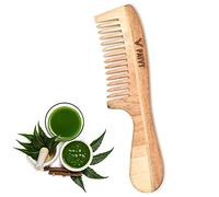 Patvy Neem wooden parlour comb for hair growth and healthier scalp | An ideal wooden comb for women| Everyday styling and hair care routine| Natural Kachchi neem comb for curly hair and all other hair