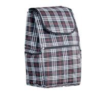 PAUANI 48L Hand Cart Replacement Bag - Shopping Cart Replacement Bag, Reusable Trolley Spare Bag, Shopping Basket Folding Replacement Bag, Waterproof Oxford Fabric Foldable Storage Bag 36x23x58cm(G)