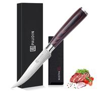 PAUDIN Utility Knife 5 inch, Professional Chef Knife with High Carbon German Stainless Steel, Kitchen Knife with Pakkawood Handle