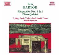 Pauk:Jan - BARTOK: Rhapsodies Nos. 1 and 2 / Piano Quintet