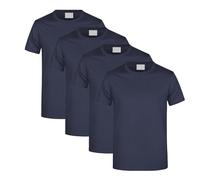 PAUL & ADAMS V Neck and Crew Neck - Regular Mens Summer T-Shirt (100% Cotton) (UK, Alpha, S, Regular, Crew Neck - Navy)