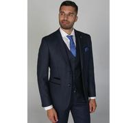 Paul Andrew Arthur - Men's Birdseye Navy Blazer - 52