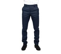 Paul Andrew Arthur - Men's Birdseye Navy Trousers - 38W 32L