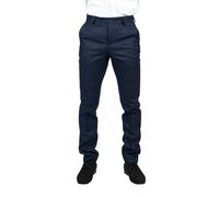 Paul Andrew Arthur - Men's Birdseye Navy Trousers - 42W 32L