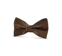 Paul Andrew Boys Paisley Floral Satin Bow Tie - Brown