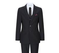 Paul Andrew Boy's Parker 3 Piece Suit Classic Wedding in Black | Size: 7 Years Paul Andrew Black 7 Years