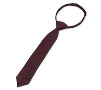 Paul Andrew Boys Textured Necktie Satin Silk Tie - Burgundy