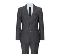 Paul Andrew Charles - Men's 3 Piece Charcoal Dark Grey Suit Classic Wedding Party - 4 Years
