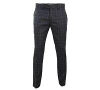 Paul Andrew Harvey - Men's Charcoal Check Trousers - 40W 32L
