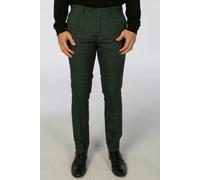 Paul Andrew Leo - Men's Green Checked Trousers - 42W 32L