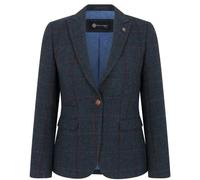 Paul Andrew Madrid - Women's Navy Tweed Tailored Fit Blazer - UK 16