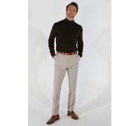 Paul Andrew Mayfair - Men's Beige Birdseye Formal Trousers - 36W 32L