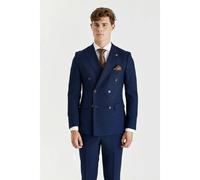Paul Andrew Mayfair - Men's Navy 2 Piece Double Brested Suit - 38" Jacket 32" Trousers